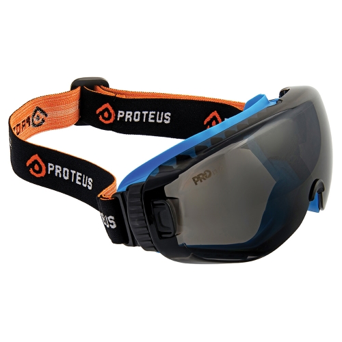 SAFETY GOGGLE PROTEUS SMOKE LENS LOW PROFILE GOGGLE